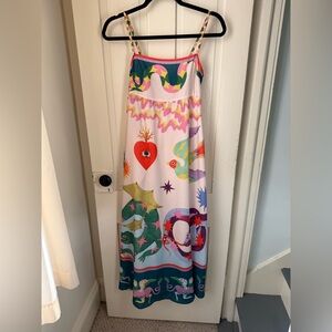 Colorful Maxi Dress with Graphic Print